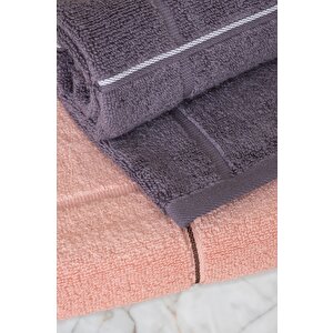 Kare Serisi Micro Cotton 30x50cm 3 Lü Havlu Seti V2-30x50 3adet