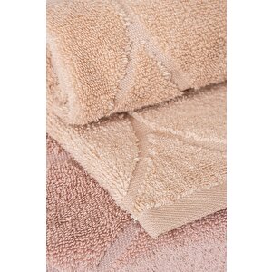Voli Serisi Micro Cotton 30x50cm 3 Lü Havlu Seti V1-30x50 3adet