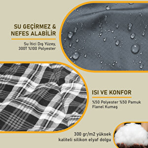 Haegs Flanel Kamp Battaniyesi, Seyahat Yorganı Dış Mekan Hafif Kompakt Outdoor Kamp Çadır Karavan Battaniye 215-150 Cm Haki