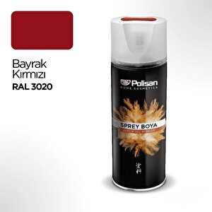 Akrilik Bayrak Kırmızı Sprey Boya 400 Ml - Ral 3020