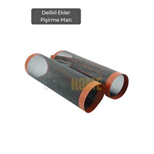 Delikli Ekler Pişirme Matı Çift Taraflı Fırın Matı Silikon Hamur Matı Yapışmaz Büyük Boy 40x60 Cm