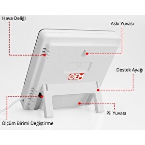 Oem H220 İç Ortam Sıcaklık Ve Nem | Dış Ortam Sıcaklık Ölçer Htc-2