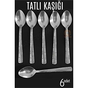 Modacar Tatlı Kaşığı Seti Veneta 6 Lı Paslanmaz