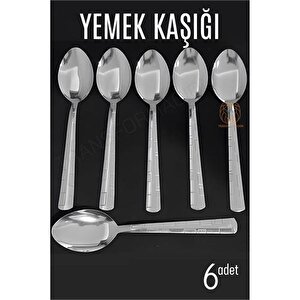 Transformacion Yemek Kaşığı Seti Veneta 6 Lı Paslanmaz 716275
