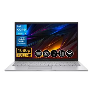 Vivobook I5-1335u 8gb 256 Gb M.2 Ssd X1504va-nj1424  Atl1 15.6" Fdos Taşınabilir Bilgisayar