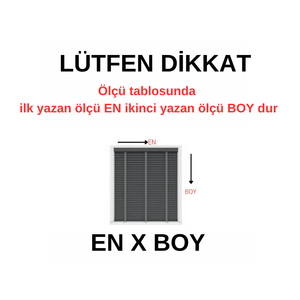 Antrasit Kumaş Jaluzi 140x200