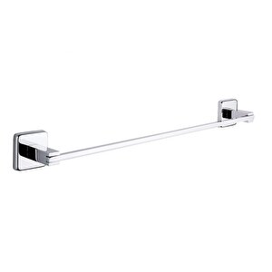 Lüx Kare Plus Uzun Havluluk Banyo Havlu Askısı Krom
