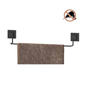 Tekno Tel Ef-260 Yapışkanlı Banyo Uzun Havluluk Siyah