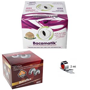 Bacamatik Baca Klapesi Folyo Bant Ve Aspiratör Borusu 2 Mt Set