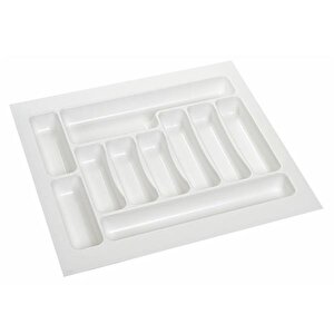 2 Adet Çekmece İçi Kaşıklık 55 X 49 Cm Beyaz  Mutfak Çekmece Düzenleyici