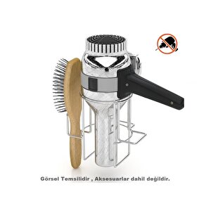Tekno Tel Ef-262 Yapışkanlı Saç Kurutma Makinası Aparatı Krom