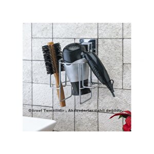 Tekno Tel Ef-262 Yapışkanlı Saç Kurutma Makinası Aparatı Krom
