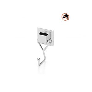 Tekno Tel Ef-237 Yapışkanlı Banyo Tekli Askı Bornozluk Krom