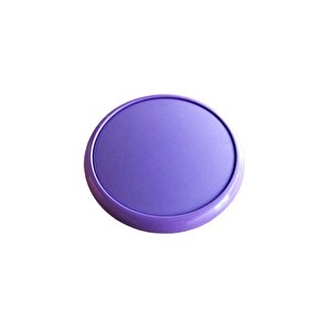 5 Adet Çocuk Odası Tekli Düğme Mobilya Kulp Çap 55 Mm Mor