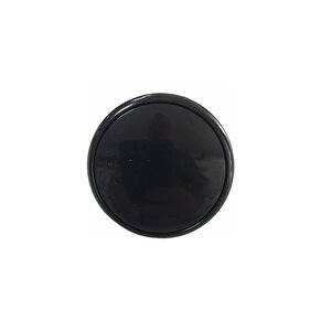 5 Adet Çocuk Odası Tekli Düğme Mobilya Kulp Çap 55 Mm Siyah