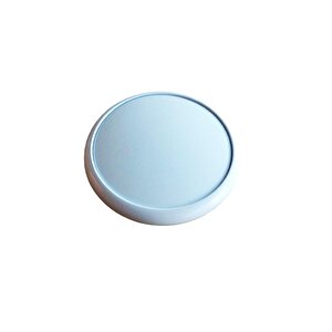 5 Adet Çocuk Odası Tekli Düğme Mobilya Kulp Çap 55 Mm Beyaz