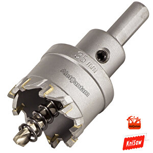 Delik Testere 35mm Çap Inox Paslanmaz Saca Uygundur