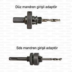 Bi Metal Panç Metal Testere 200 Mm + Sds Kanallı Adaptör