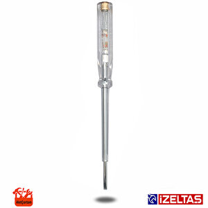 İzeltaş Elektrik Kontrol Kalemi Düz Uçlu Kisa Boy 135 Mm