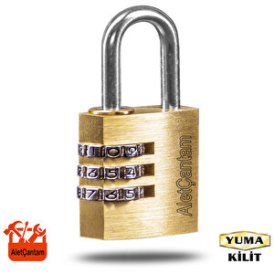 Şifreli Asma Kilit 30 Mm Pirinç Gövde
