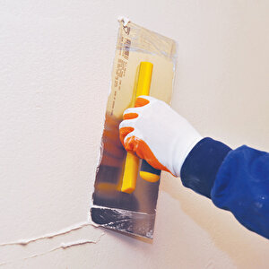 Alçı Malası Yay Çeliği 30 Cm Açık Sap