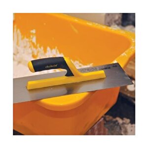 Dekor Alçı Malası Yay Çeliği 30 Cm Açık Sap