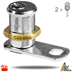 Altın Mandallı  Dolap Kilidi Çekmece Kilidi - Kısa Boy 20 Mm