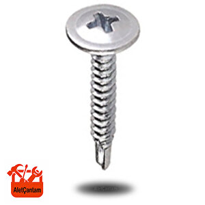 Rysb Apex Akıllı Matkap Uçlu Vidası Pul Başlı Vida  3.9 X 25 Mm 100 Adet