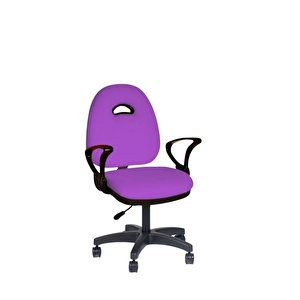 Kozmo Yönetici Çalışma Koltuğu Plastik Ayak Lila