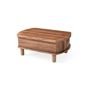 Leydi 5 Kademeli Oval Akıllı Sihirli Orta Sehpa 599 60x90 Ceviz