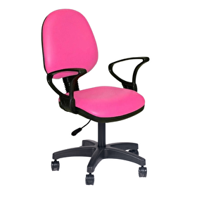 Kozmo Şef Çalışma Koltuğu Deri Pembe