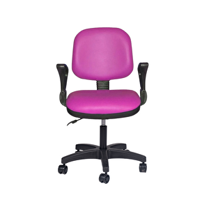 Kozmo Lux Kollu Çalışma Koltuğu Kumaş Pembe