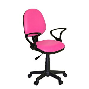 Kozmo Şef Çalışma Koltuğu Kumaş Pembe