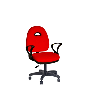Kozmo Yönetici Çalışma Koltuğu Plastik Ayak Kirmizi
