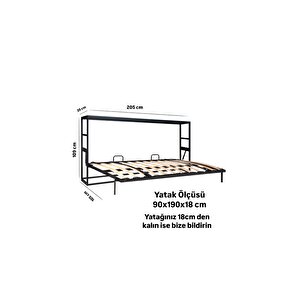 Akıllı Mobilya Lucca Duvar Yatağı