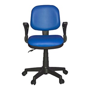 Kozmo Lux Kollu Çalışma Koltuğu Kumaş P,mavi