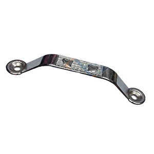 Dekoratif Zamak Kulp Dıştan - 64mm, Nikel, 1 Adet Tdrtr