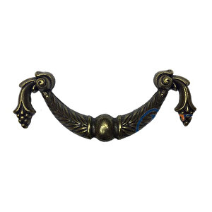 Dekoratif Zamak Üzümlü Kulp - 64mm, Antik, 100 Adet Tdrtr