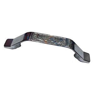 Dekoratif Zamak Kulp İçten - 64mm, Nikel, 100 Adet Tdrtr