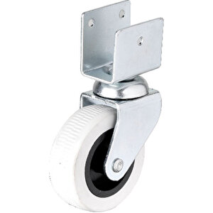 Hts 324 - 50x20 Mm Gri Kısa U Tablalı Teker 4 Adet Tdrtr