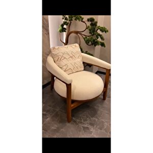 Deby Wood Armchair Berjer