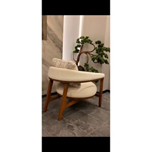 Deby Wood Armchair Berjer