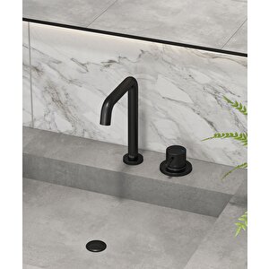Atlas Arteon Lavabo Bataryası-full Siyah