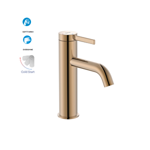 Ona Lavabo Bataryası Rose Gold Renk, Cold Start, Click Clack Sifon Üst Grubu Dahil A5a3a9erg0