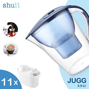 Jugg I Su Arıtma Sürahisi + 11 Adet Filtre I Pure+ Ve Maxtra+ Filtreleri Ile Uyumlu