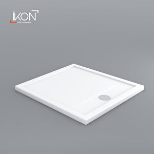 Slim, Kare Flat Duş Teknesi H:5 100x100 cm