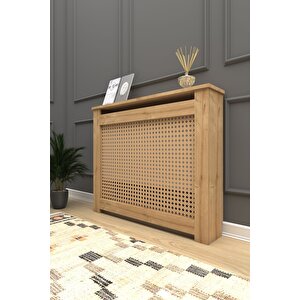 Kalorifer Petek Kapama 85 Cm (i̇ç Ölçüsü) Hazeran Desenli Mdf Safir Meşe Safir Meşe
