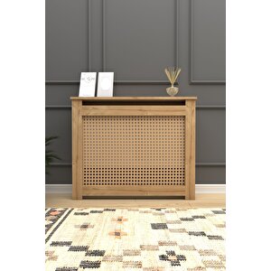 Kalorifer Petek Kapama Mdf 150 Cm (i̇ç Ölçüsü) Hazeran Desenli Safir Meşe Safir Meşe