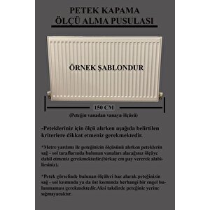 Kalorifer Petek Kapama Mdf 150 Cm (i̇ç Ölçüsü) Hazeran Desenli Safir Meşe Safir Meşe