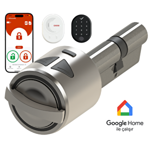 Utopic R Akıllı Kilit Ios/android & Uyumlu Akıllı Köprü & Parmak İzi Okuyucu Ve Dahili Tuş Takımlı Set